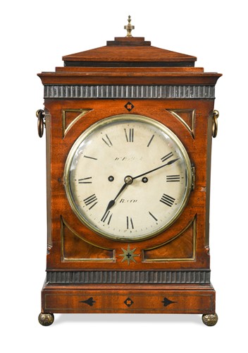 Lot 847 - A Regency mahogany bracket clock