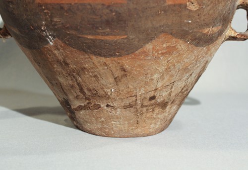 Lot 110 - A Chinese Neolithic painted pottery storage...