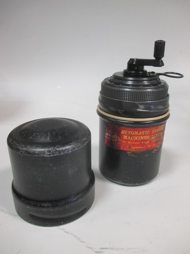 Lot 138 - A Curta calculator in aluminium case