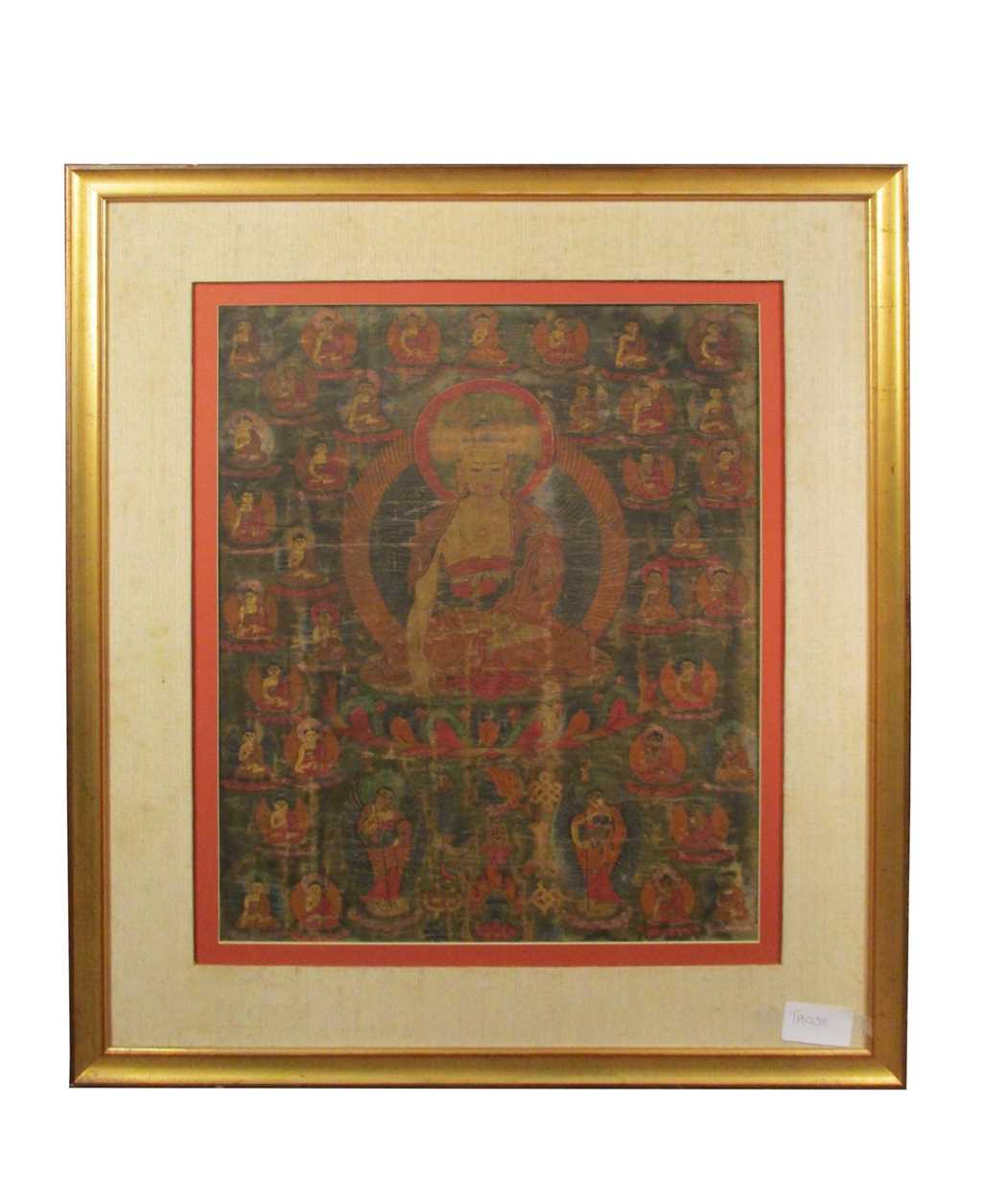 Lot 385 - A Tibetan Thangka, 19th century