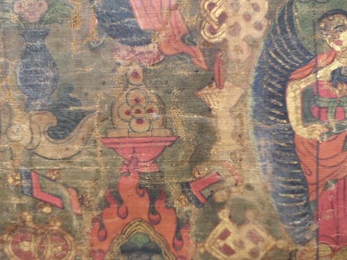Lot 385 - A Tibetan Thangka, 19th century