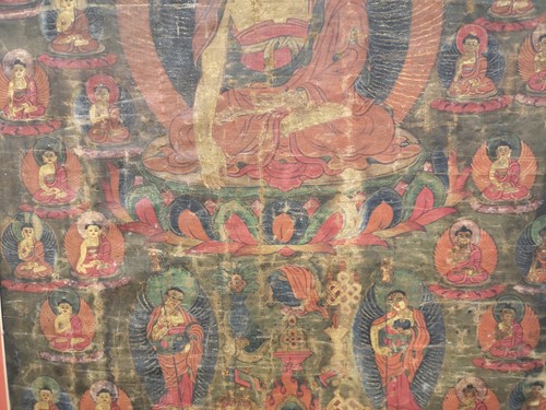 Lot 385 - A Tibetan Thangka, 19th century