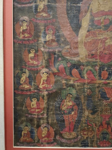 Lot 385 - A Tibetan Thangka, 19th century
