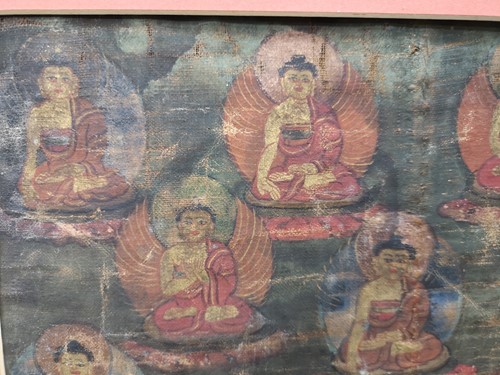 Lot 385 - A Tibetan Thangka, 19th century