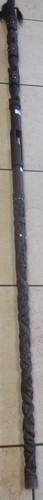 Lot 181 - An African ceremonial carved staff with...