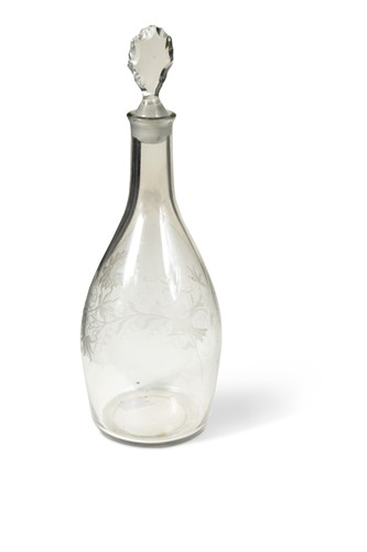 Lot 28 - A Jacobite decanter and stopper