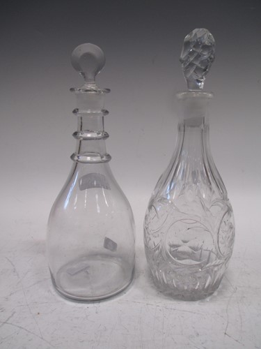 Lot 166 - An 18th Century half size decanter, one...
