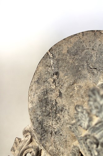 Lot 393 - A carved Grey Stone Tara in 16th century style,  Chinese in Nepalese taste