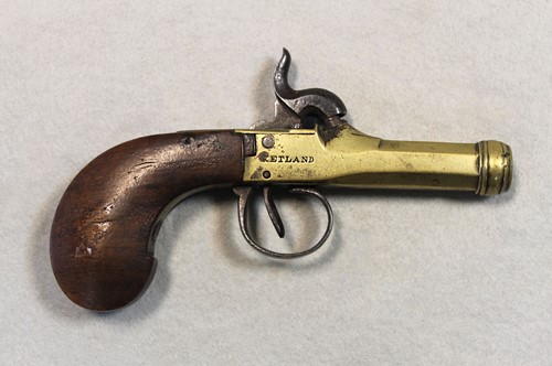 Lot 759 - Ketland London, a percussion pocket pistol