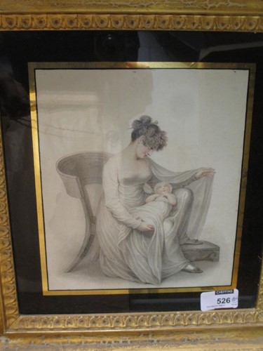 Lot 526 - A group of 10 Regency gilt framed stipple...
