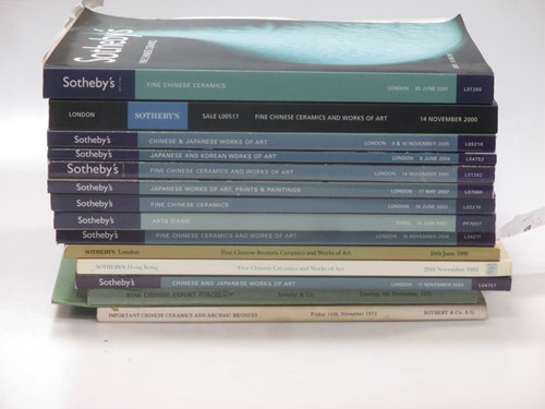 Lot 116 - Collection of Asian arts auction catalogues,...