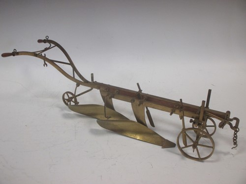 Lot 165 - A 1950's model of a plough