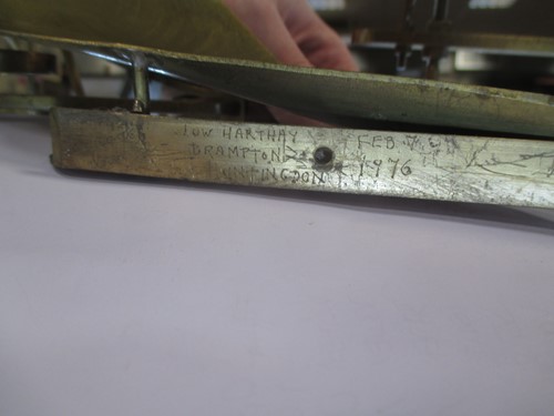 Lot 165 - A 1950's model of a plough