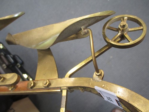 Lot 165 - A 1950's model of a plough