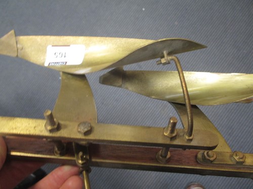 Lot 165 - A 1950's model of a plough