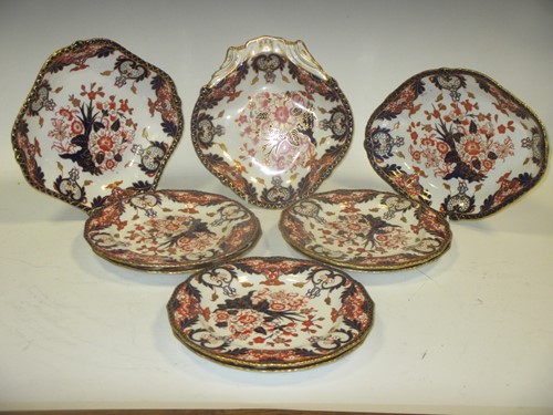 Lot 71 - A Royal Crown Derby porcelain dessert service