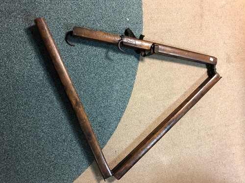 Lot 1002 - A rare World War I trench ladder