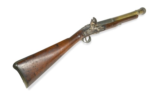 Lot 763 - A flintlock blunderbuss