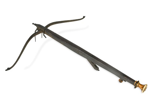 Lot 747 - An 18th century crossbow, probably German