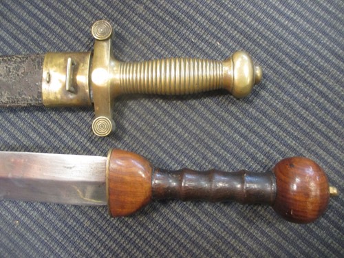 Lot 155 - A Victorian bandsman sword of Gladius type and...