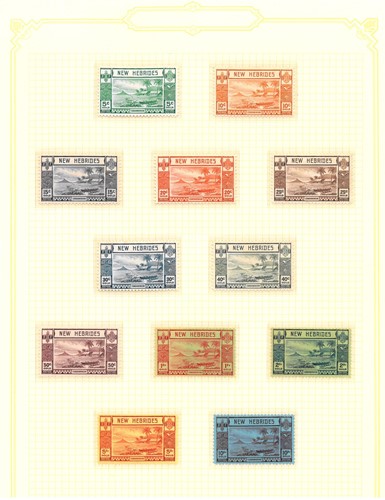 Lot 53 - New Hebrides: An Unmounted Mint Collection (UMM)