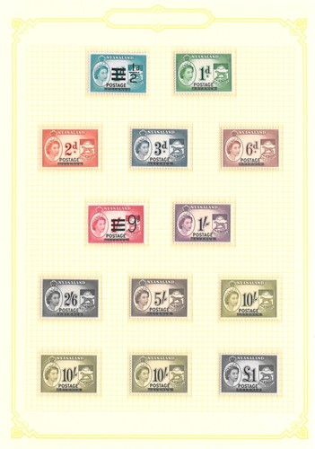 Lot 58 - Nyasaland: An Unmounted Mint Collection (UMM)