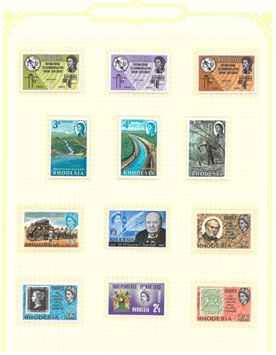 Lot 62 - Rhodesia & Rhodesia & Nyasaland: An Unmounted Mint group
