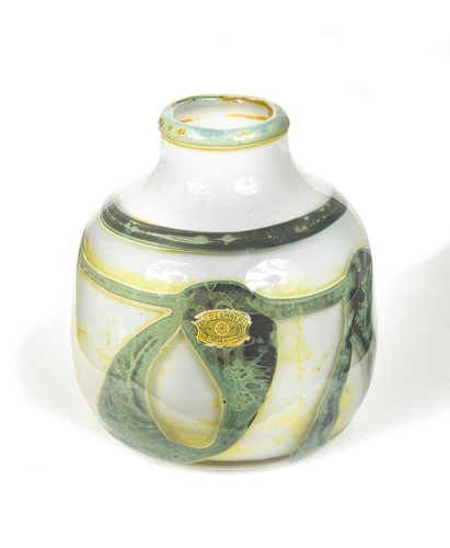 Lot 15 - Sam Herman (born 1936) for Val St Lambert, a large glass vase