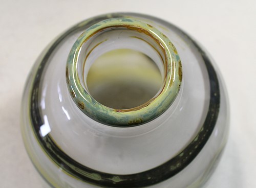 Lot 15 - Sam Herman (born 1936) for Val St Lambert, a large glass vase