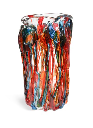 Lot 12 - A large Murano glass vase