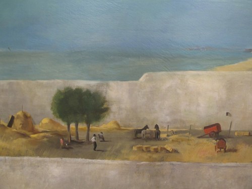 Lot 266 - Roger Baker, Valencian farmyard, 1960, oil on...
