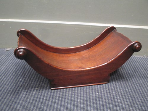 Lot 603 - A George III mahogany cheese coaster 40cm wide