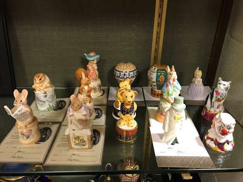 Lot 89 - 14 Royal Worcester candle snuffers, modern,...