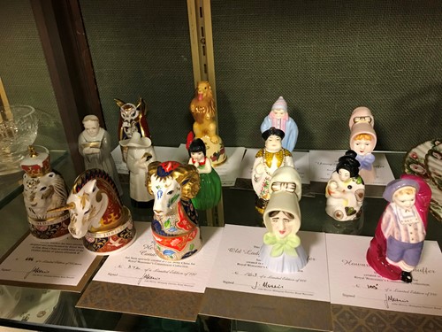Lot 93 - 14 Royal Worcester candle snuffers, modern,...