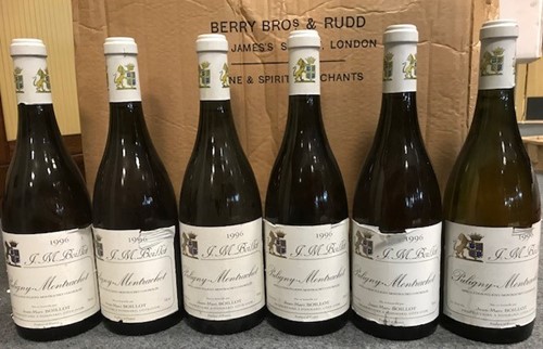 Lot 807 - Puligny Montrachet 1996, J.M. Boillot, 6 bottles