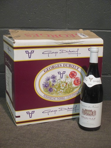 Lot 820 - Brouilly Chateau de Nervers 2004, 12 bottles
