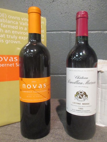 Lot 805 - Novas (Chile) Cabernet Sauvignon, 2001, 12...