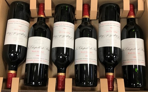 Lot 753 - La Chapelle de Bages, Pauillac 1996, 12 bottles