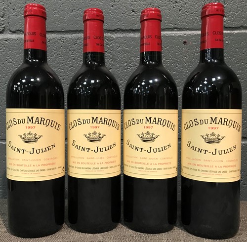 Lot 754 - Clos du Marquis, St Julien 1997, 4 bottles