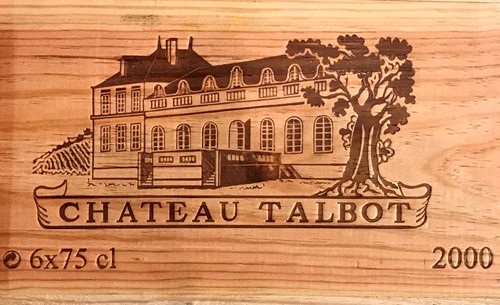 Lot 758 - Chateau Talbot, St Julien 4eme Cru 2000, 6...