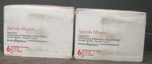 Lot 801 - Valpolicella Classico Allegrini 2005, 12 bottles