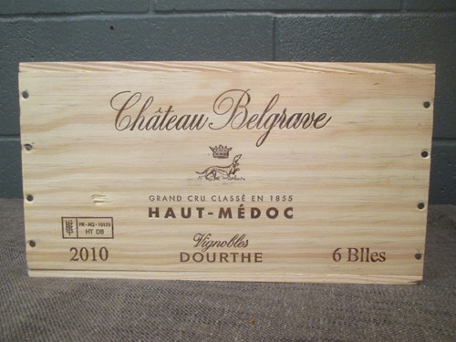 Lot 704 - Chateau Belgrave, Haut-Medoc 2010, 6 bottles