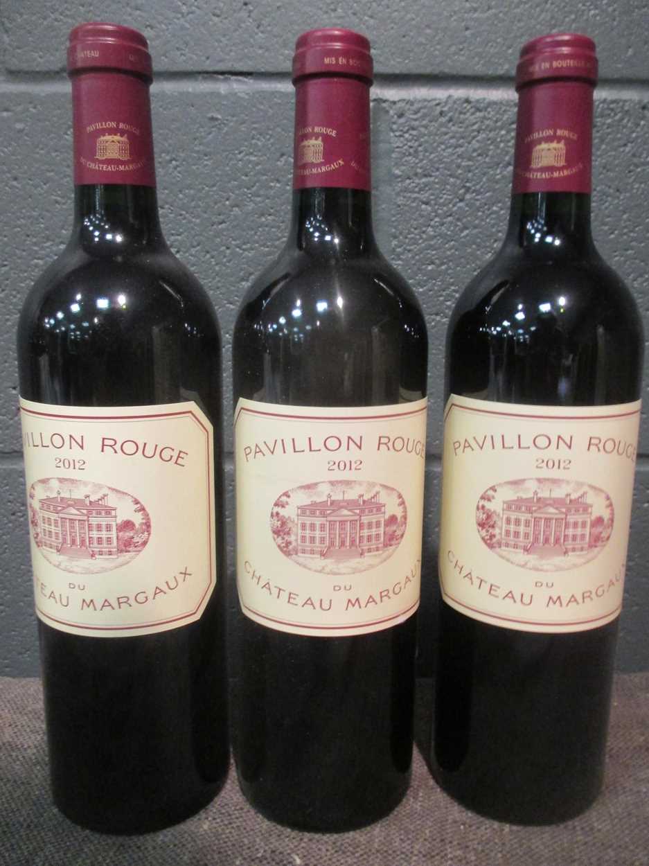 Lot 713 - Pavillon Rouge, Margaux 2012, 3 bottles