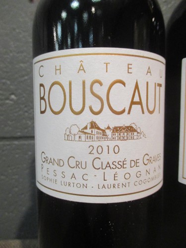 Lot 716 - Chateau Bouscaut, Pessac-Leognan 2010, 6 bottles