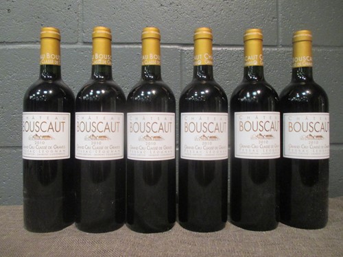 Lot 716 - Chateau Bouscaut, Pessac-Leognan 2010, 6 bottles