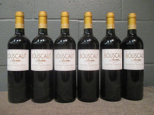 Lot 716 - Chateau Bouscaut, Pessac-Leognan 2010, 6 bottles