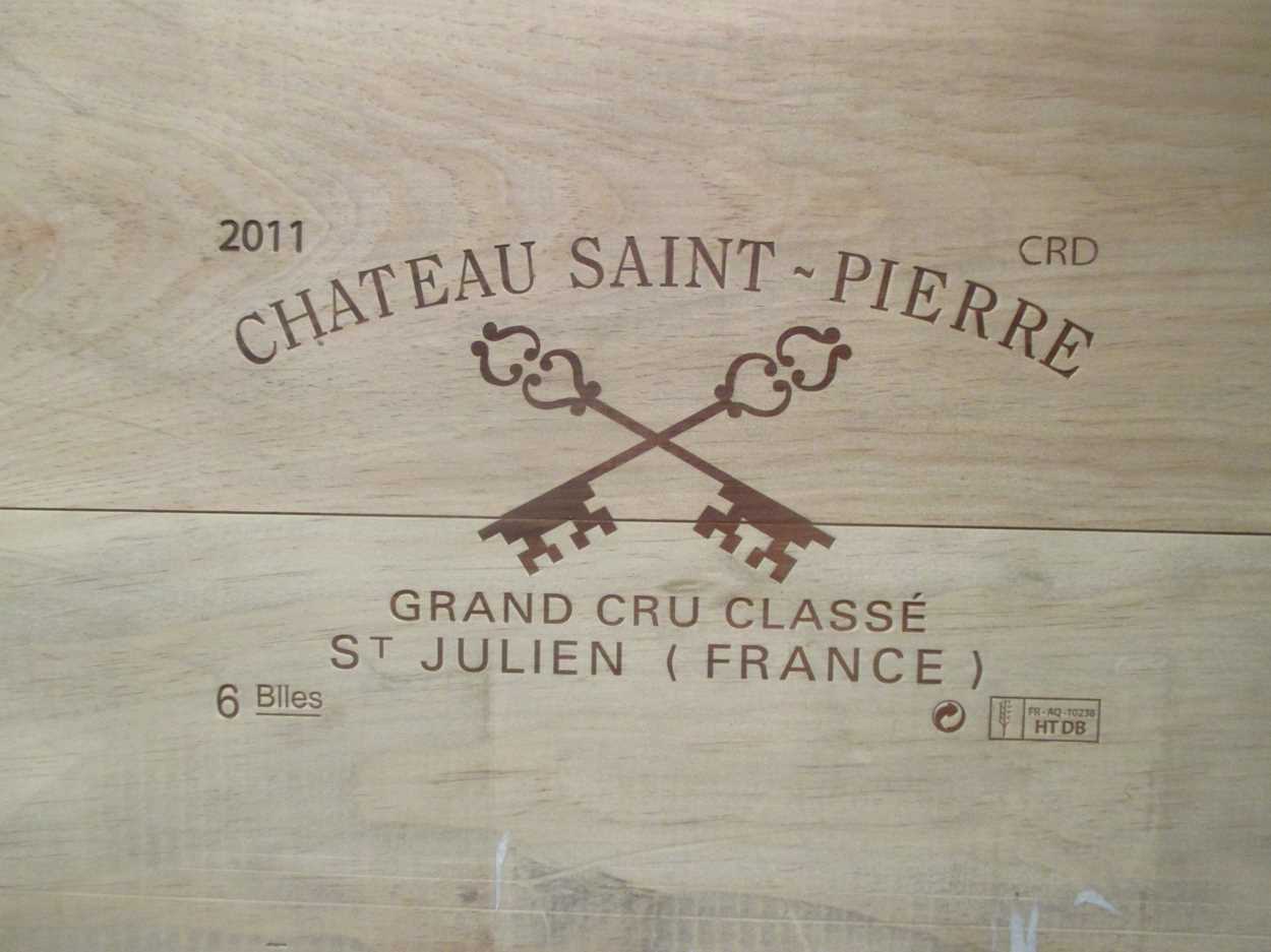 Lot 717 - Chateau St Pierre, St Julien 2011, 12 bottles
