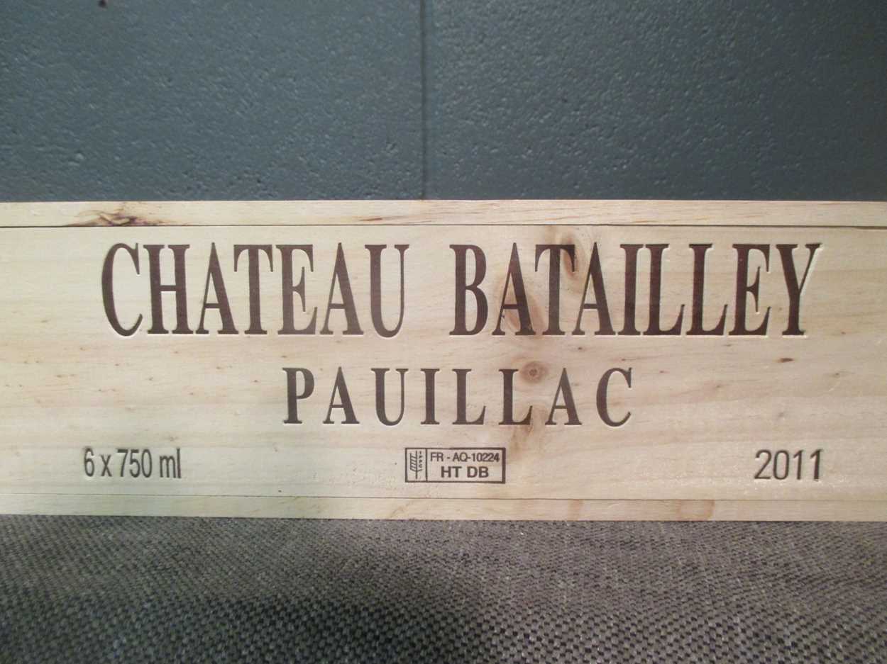 Lot 719 - Chateau Batailley, Pauillac 5eme Cru 2011, 6...