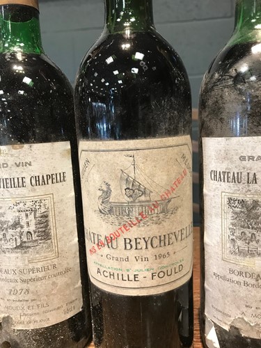 Lot 791 - Mixed wines. Chateau Beychevelle 1965, Chateau...