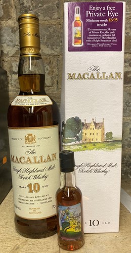 Lot 786 - The Macallan 10 year old single malt Scotch...